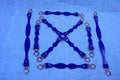 BDSM Gear Handmade Leather Connectors with D-Ring
